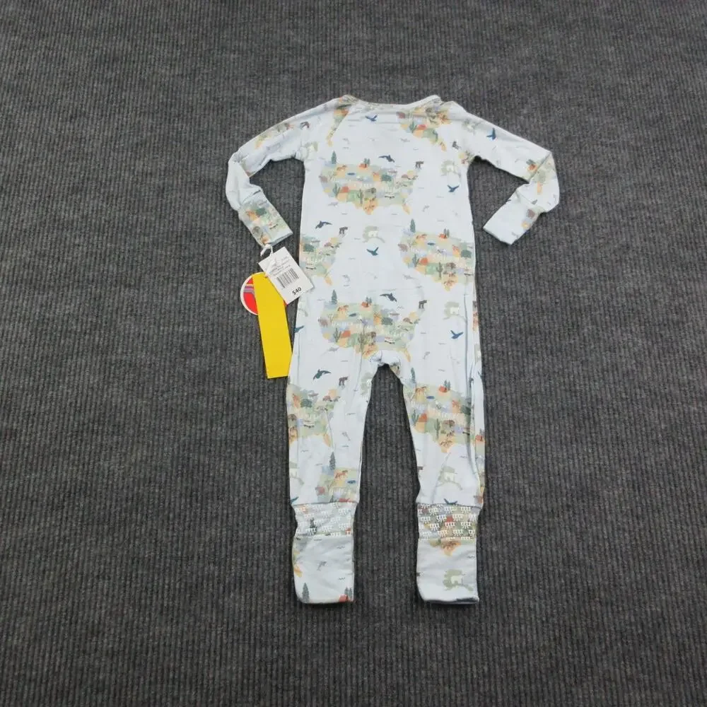 Magnetic Me Coverall Baby Boys 18-24 Months Blue America The Beautiful Modal NWT
